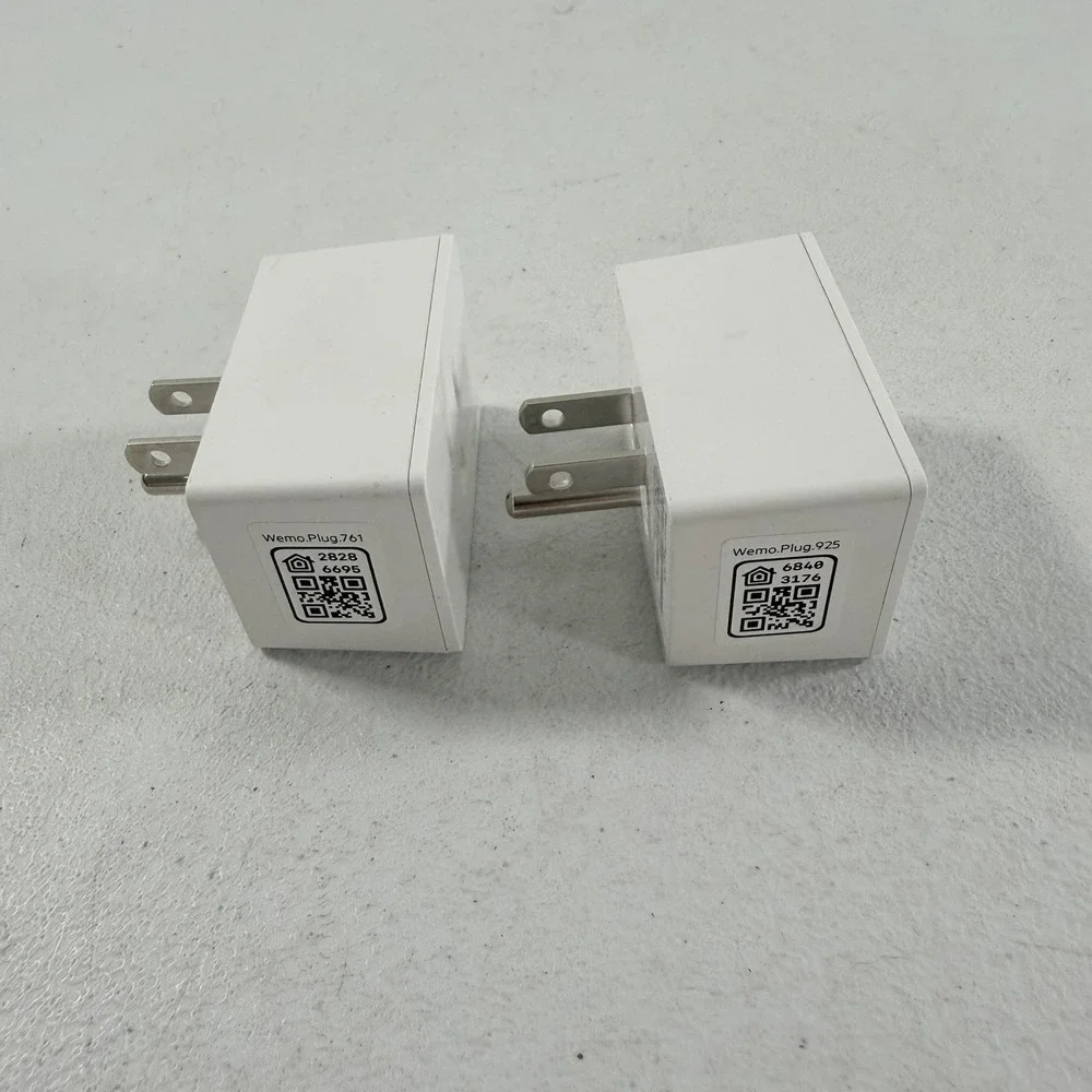Lot Of 2 WeMo WiFi Smart Plug WSP080 For Apple HomeKit Alexa & Google Assistant